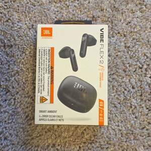 JBL Vibe Flex 2 True Wireless Bluetooth Earbuds Black